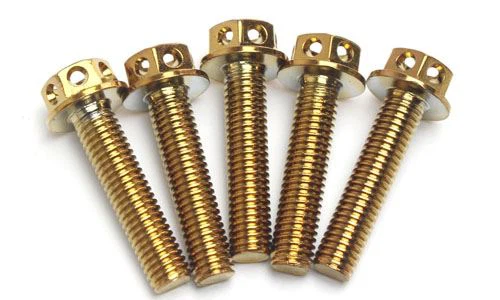 Titanium Hexagon Flange Screw