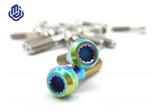 Tornillo de llantas divididas de titanio BBS