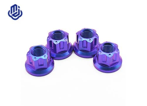 Tuerca de brida de titanio