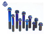 Kit de tornillos de montaje de pinza de freno delantero de titanio