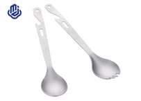 Juego de cucharas de tenedor de titanio