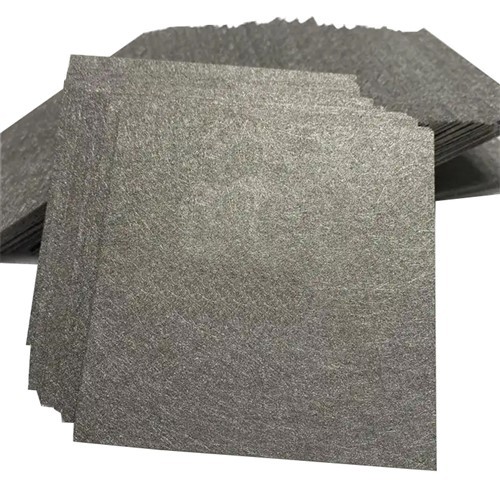 Fieltro de fibra de titanio electrolítico