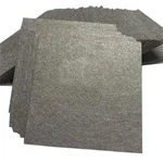 Fieltro de fibra de titanio electrolítico