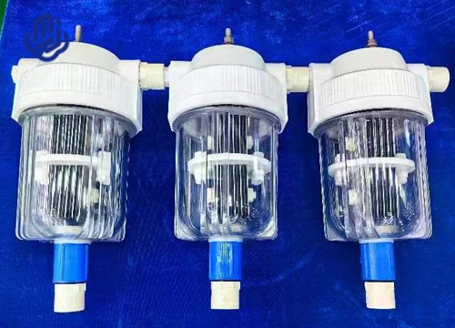 Ánodo de titanio en generador de hipoclorito de sodio para tratamiento de agua